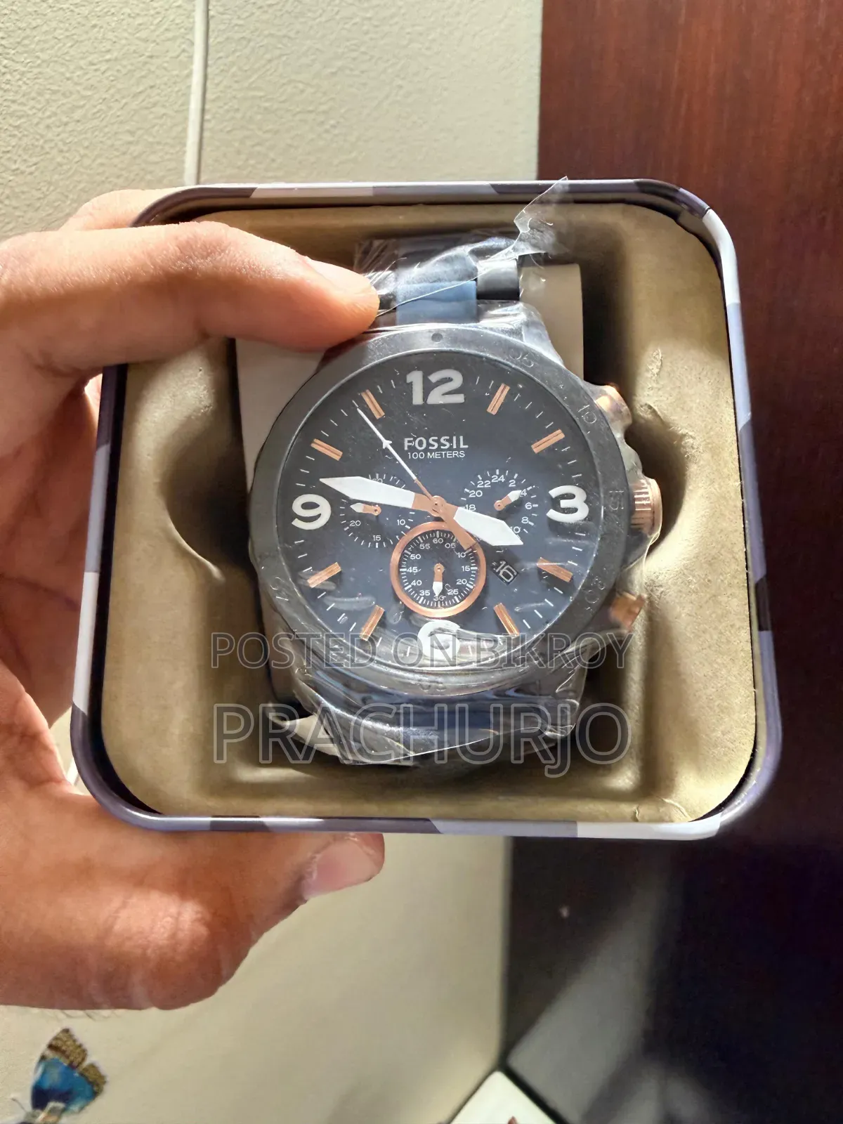 Fossil Blue Chronograph Watch