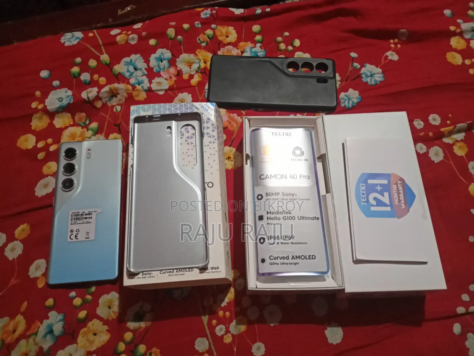 Tecno Camon 40 Pro 4G 256 GB Silver