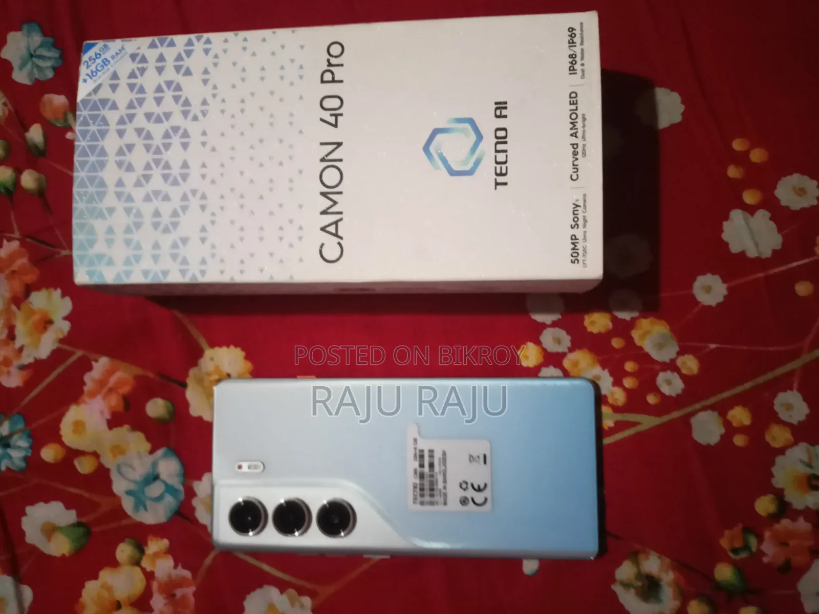 Tecno Camon 40 Pro 4G 256 GB Silver