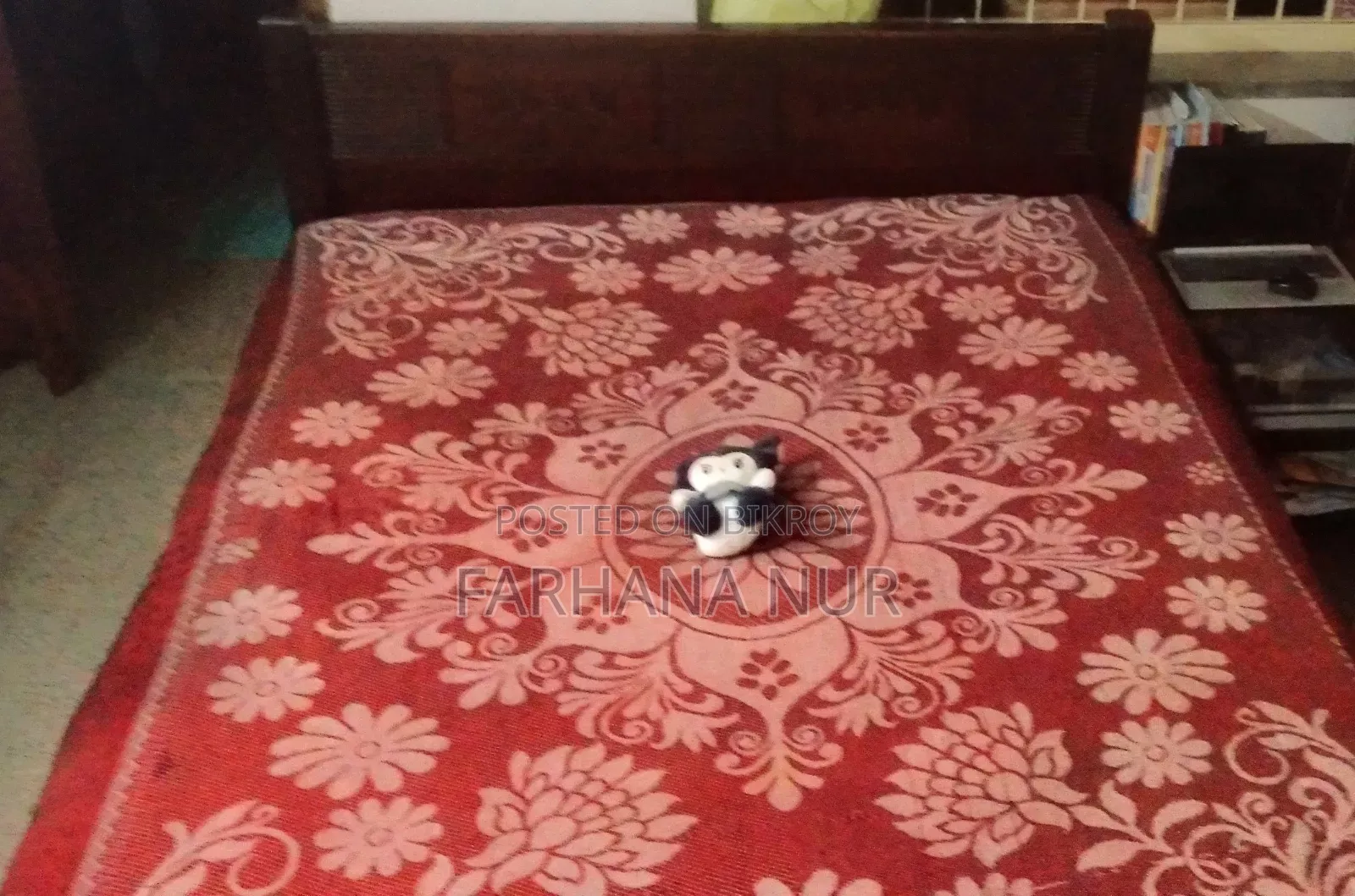 খাট তোশক,ঝাজিম সহ ৮০০০ হাজার টাকা
