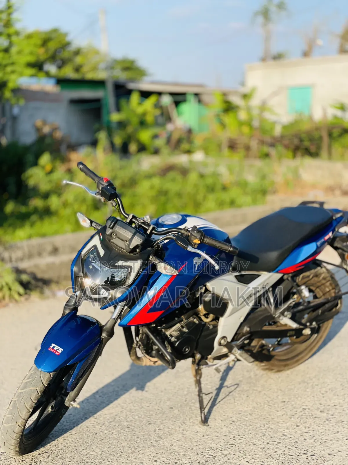 TVS Apache RTR 160 4V 2024 Blue