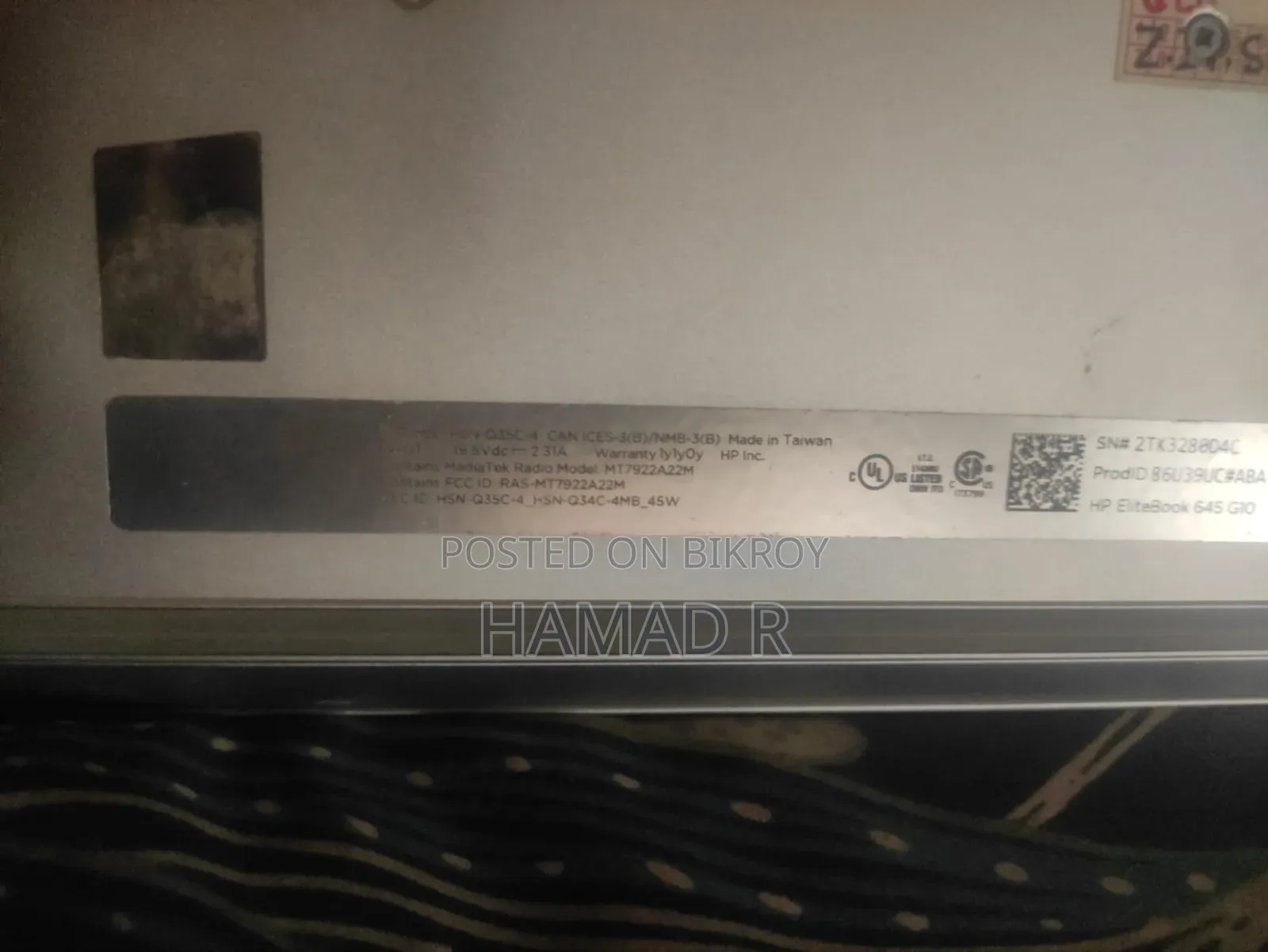 Laptop HP 250 G10 24GB AMD Ryzen 5 SSD 256GB