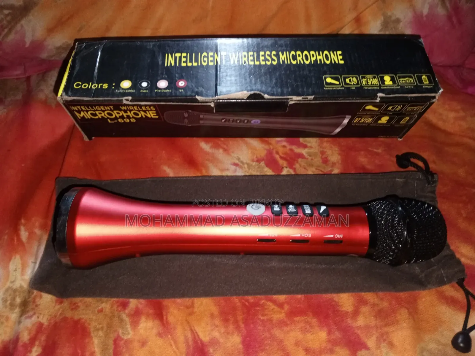 L-698 Karaoke Speaker বিক্রি হবে (মাত্র ২ মাস ব্যবহৃত)
