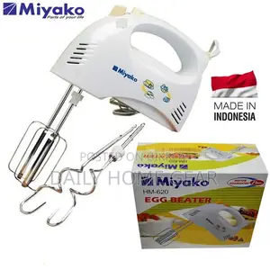 Miyako HM-620 Egg Beater & Hand Mixer — ৫ স্পিড, ২বিটার ২ডো হুক (নতুন)