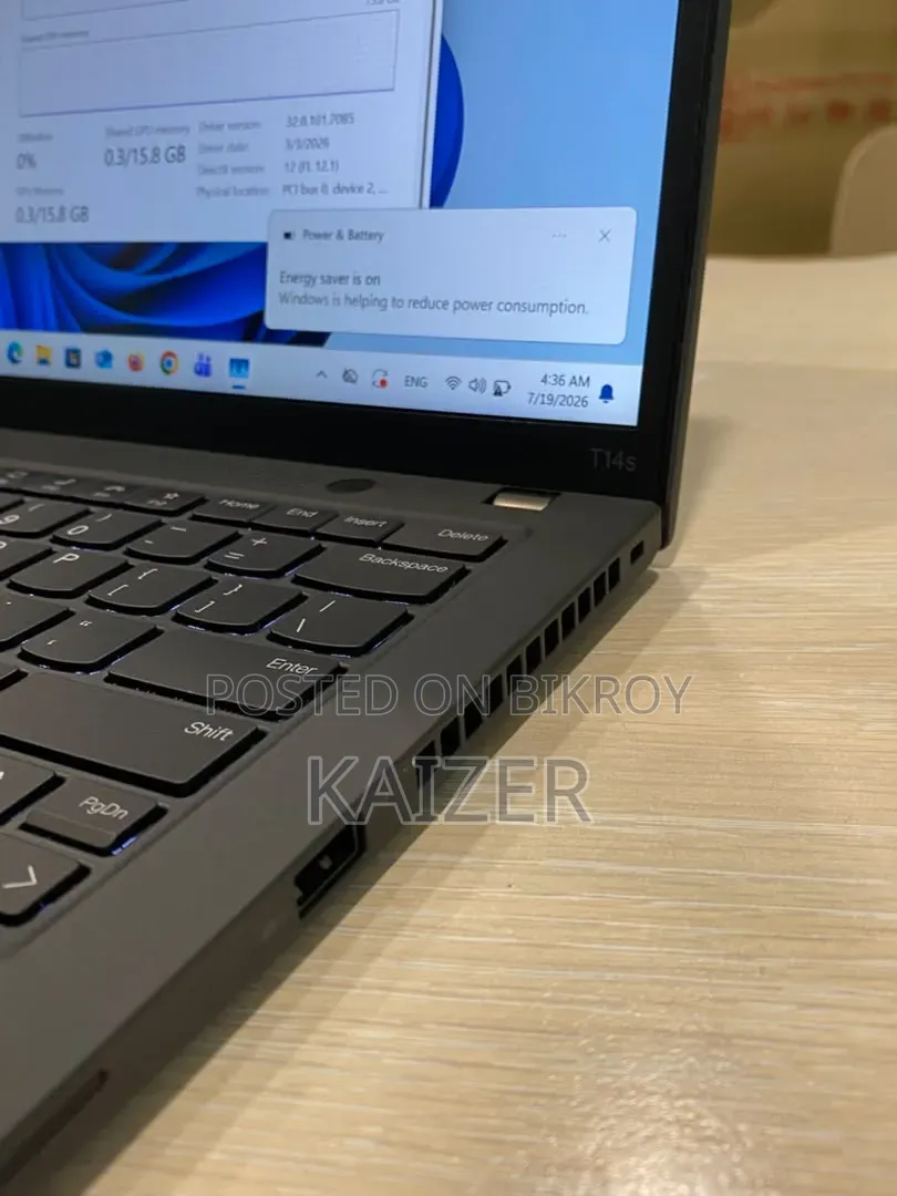 Laptop Lenovo ThinkPad T14s G4 32GB Intel Core i7 SSD 512GB