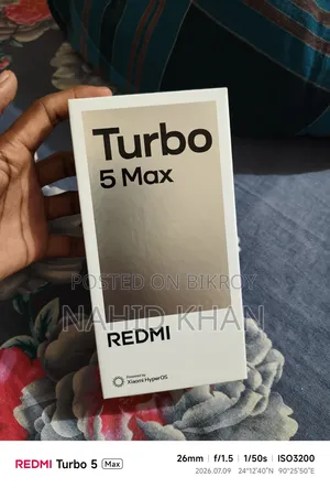 Xiaomi Redmi Turbo 5 Max 256 GB White