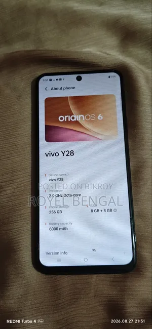 Vivo Y28 256 GB Green