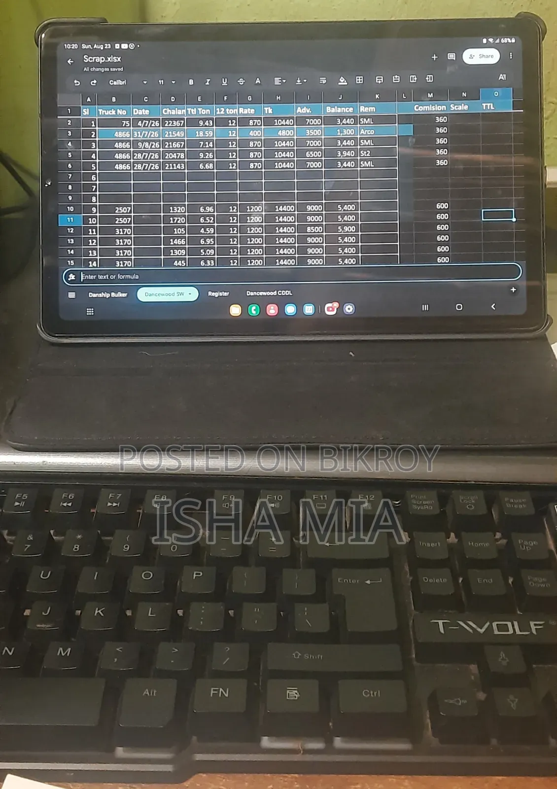 Samsung Galaxy Tab S6 64 GB Gray