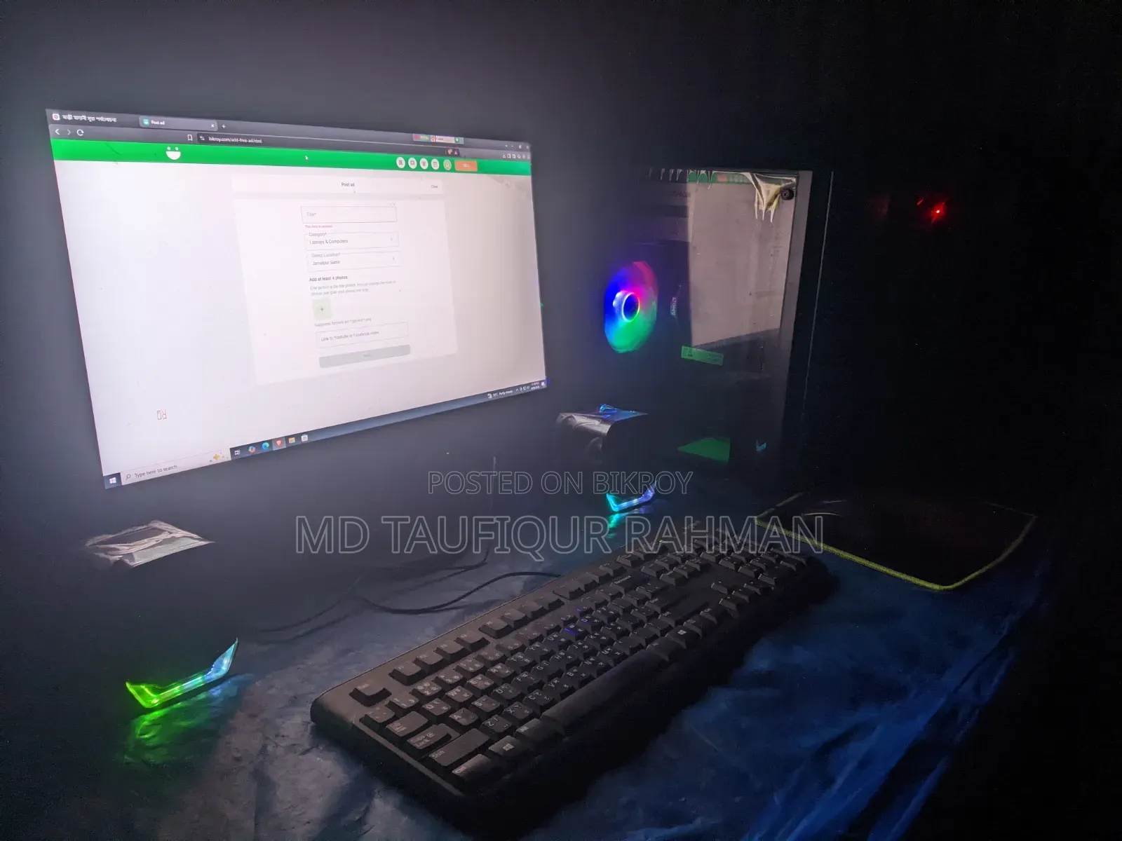 Desktop Computer 8GB AMD Ryzen 5 SSD 256GB