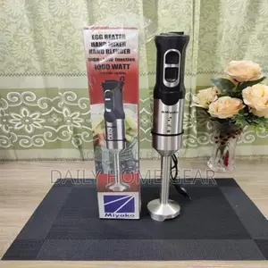Miyako HB-7701 Hand Blender 1000W—ব্লেন্ডার, মিক্সার ও এগ বিটার (নতুন)