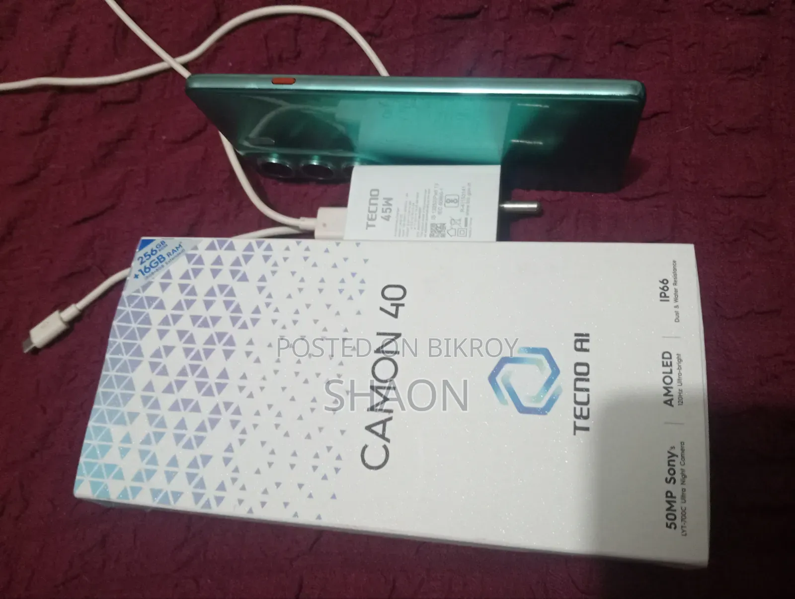 Tecno Camon 40 256 GB Green