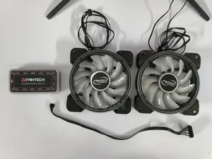 Fantech FB302 Typhoon RGB 3-in-1 Casing Fan – 2pcs + Controller