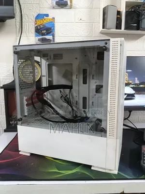 Value-Top White PC Casing | Tempered Glass Side Panel |
