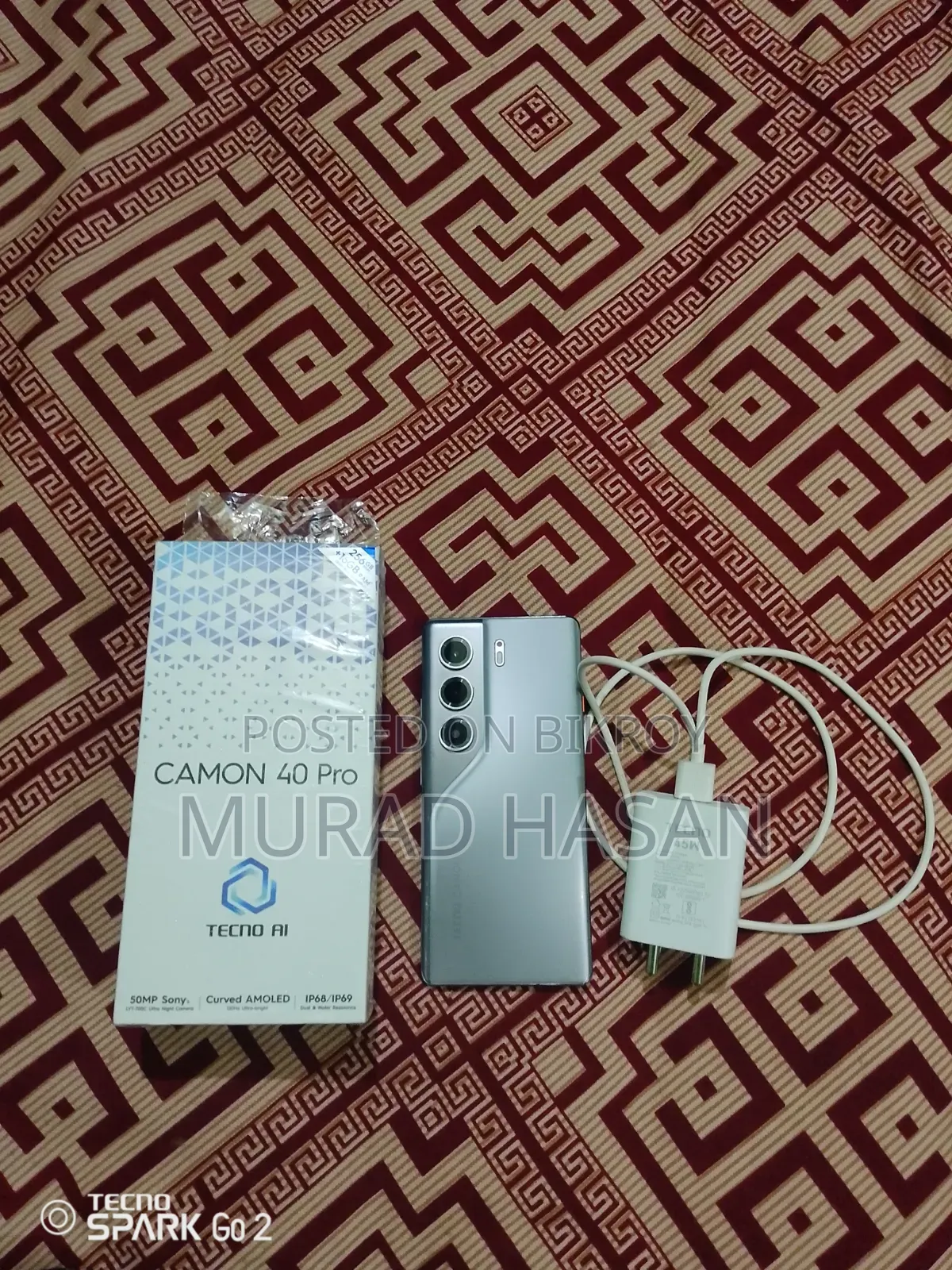 Tecno Camon 40 Pro 4G 256 GB White