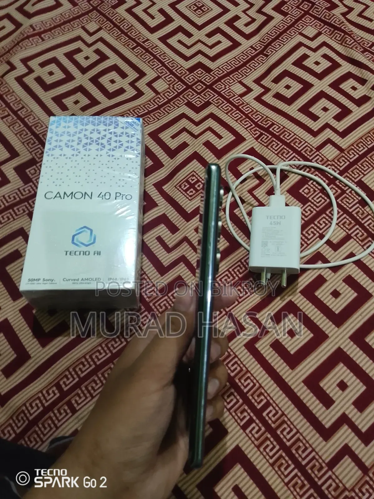 Tecno Camon 40 Pro 4G 256 GB White