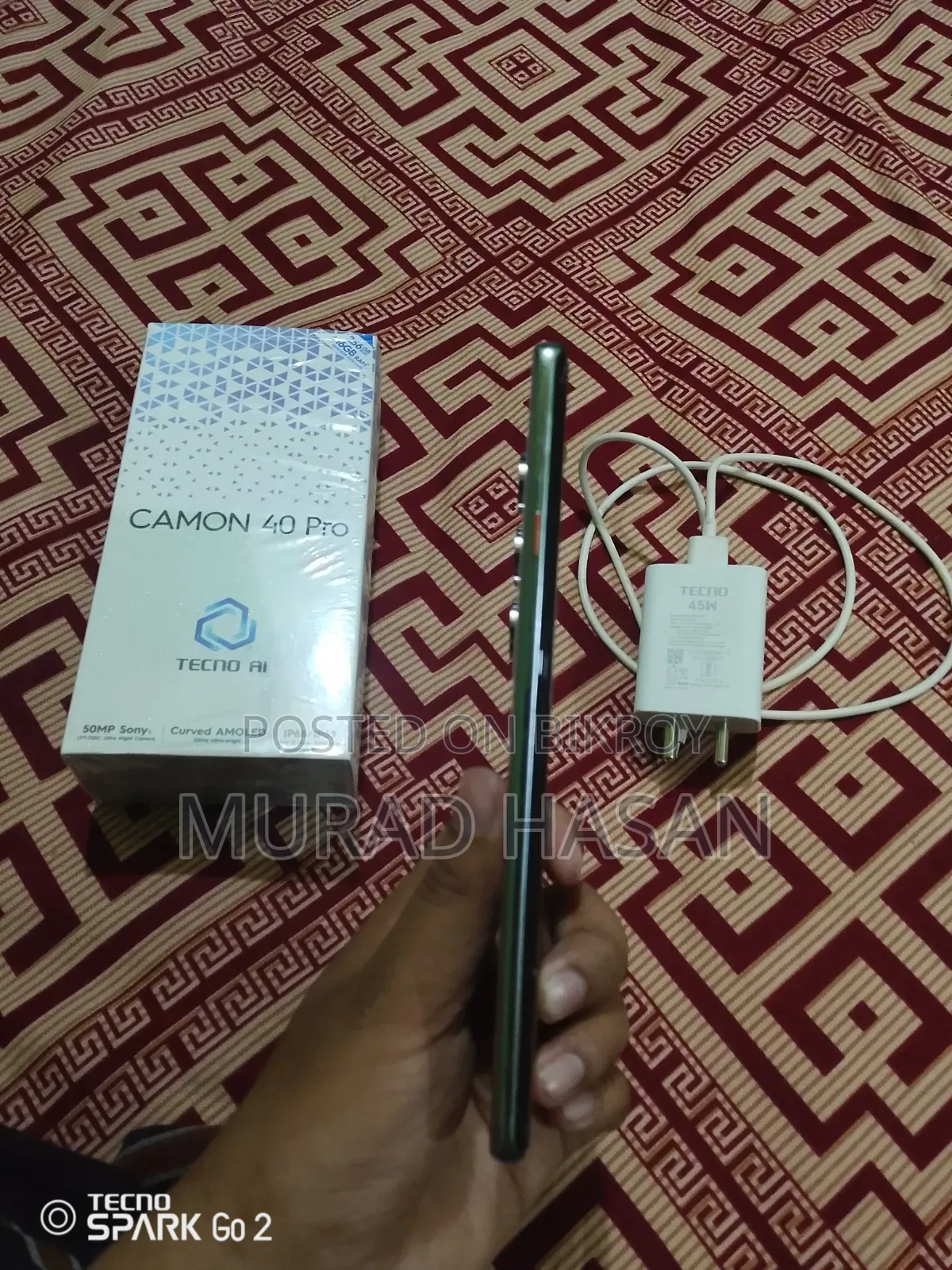 Tecno Camon 40 Pro 4G 256 GB White