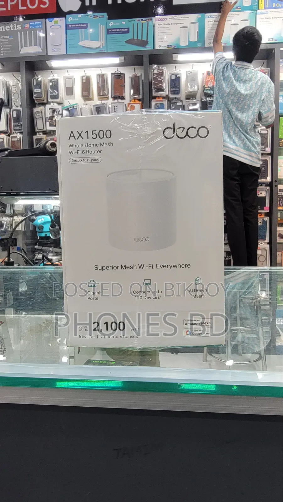 TP-Link Deco X10 AX1500 Dual-Band Mesh Router (1 Pack)