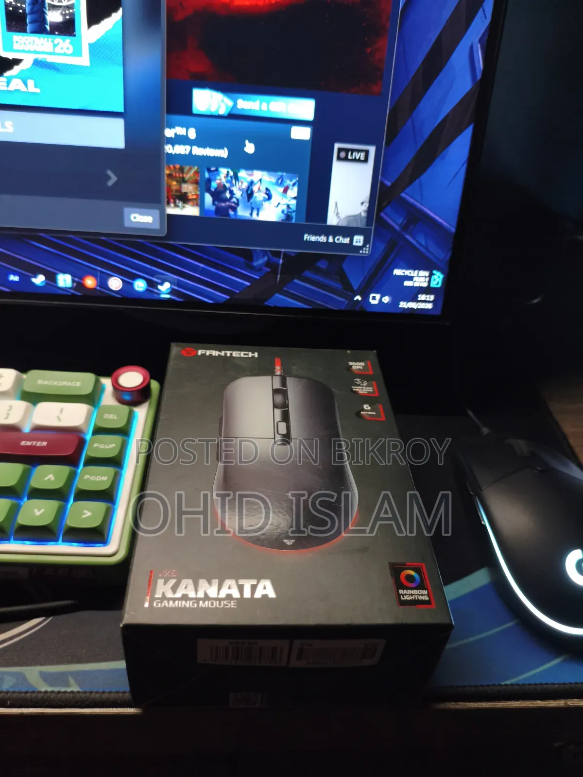 Fantech KANATA VX9 Gaming Mouse Cash on Delivery Accepted✅