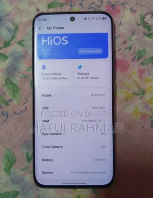 Tecno Spark 40 Pro 256 GB Gray