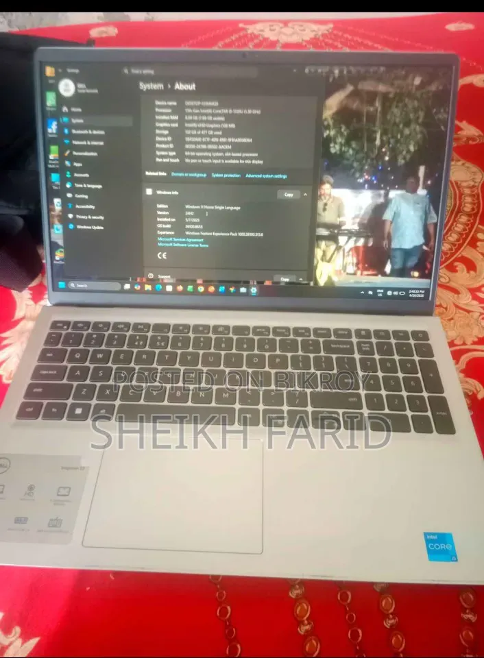 Laptop Dell Inspiron 15 8GB Intel Core i5 SSHD+SSD 512GB