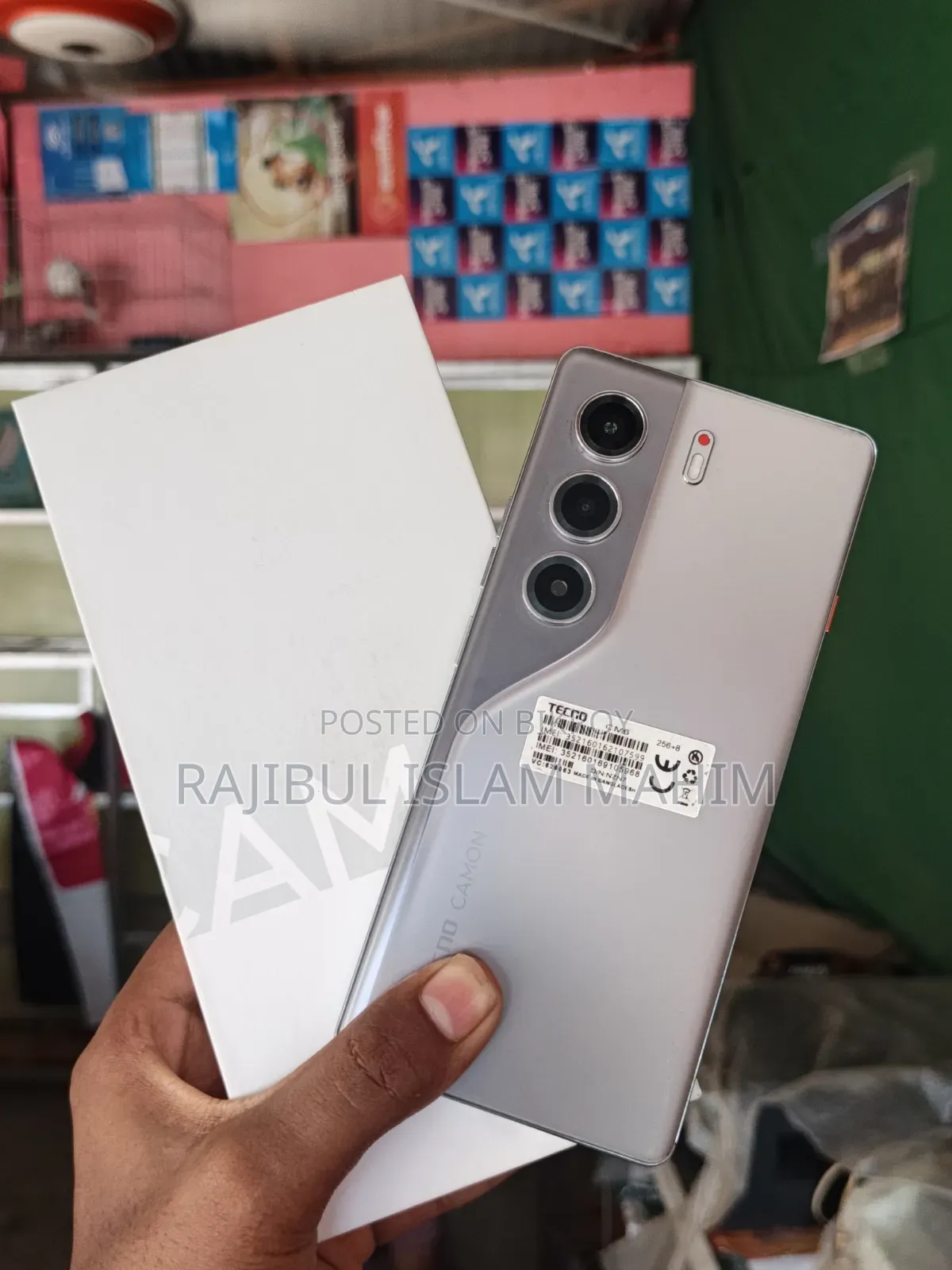 Tecno Camon 40 Pro 4G 256 GB Silver