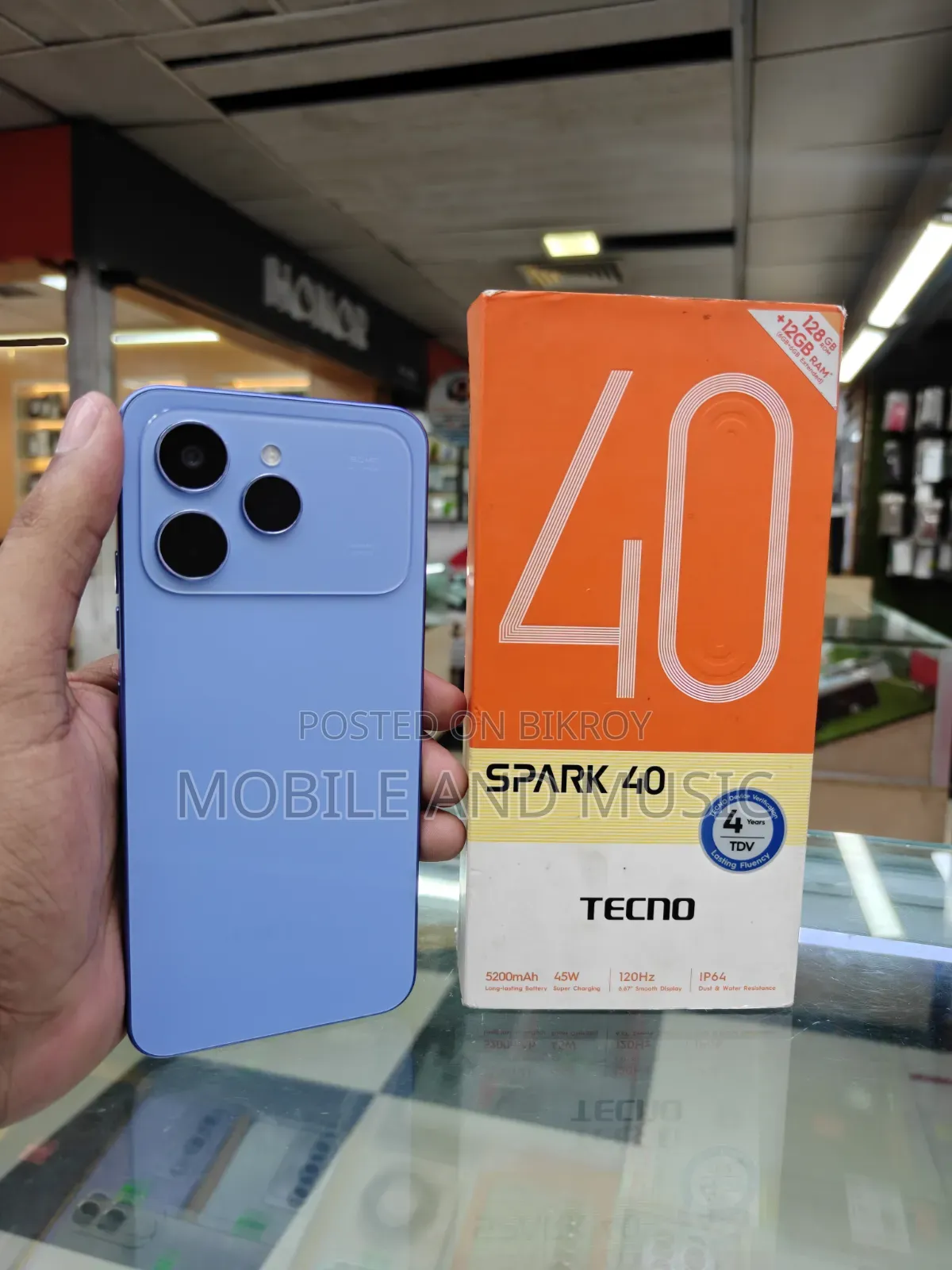 Tecno Spark 40 128 GB Blue