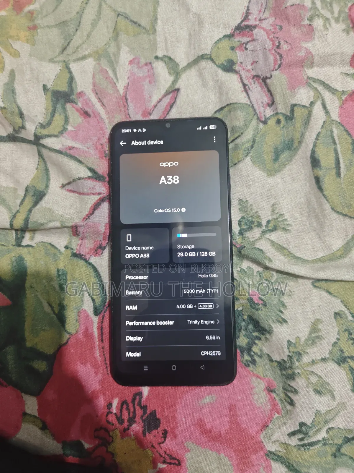 Oppo A38 128 GB Black
