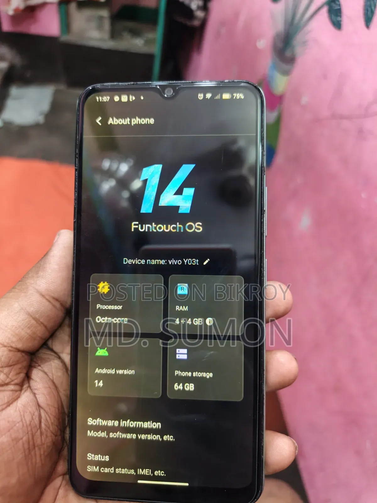 Vivo Y03t 64 GB