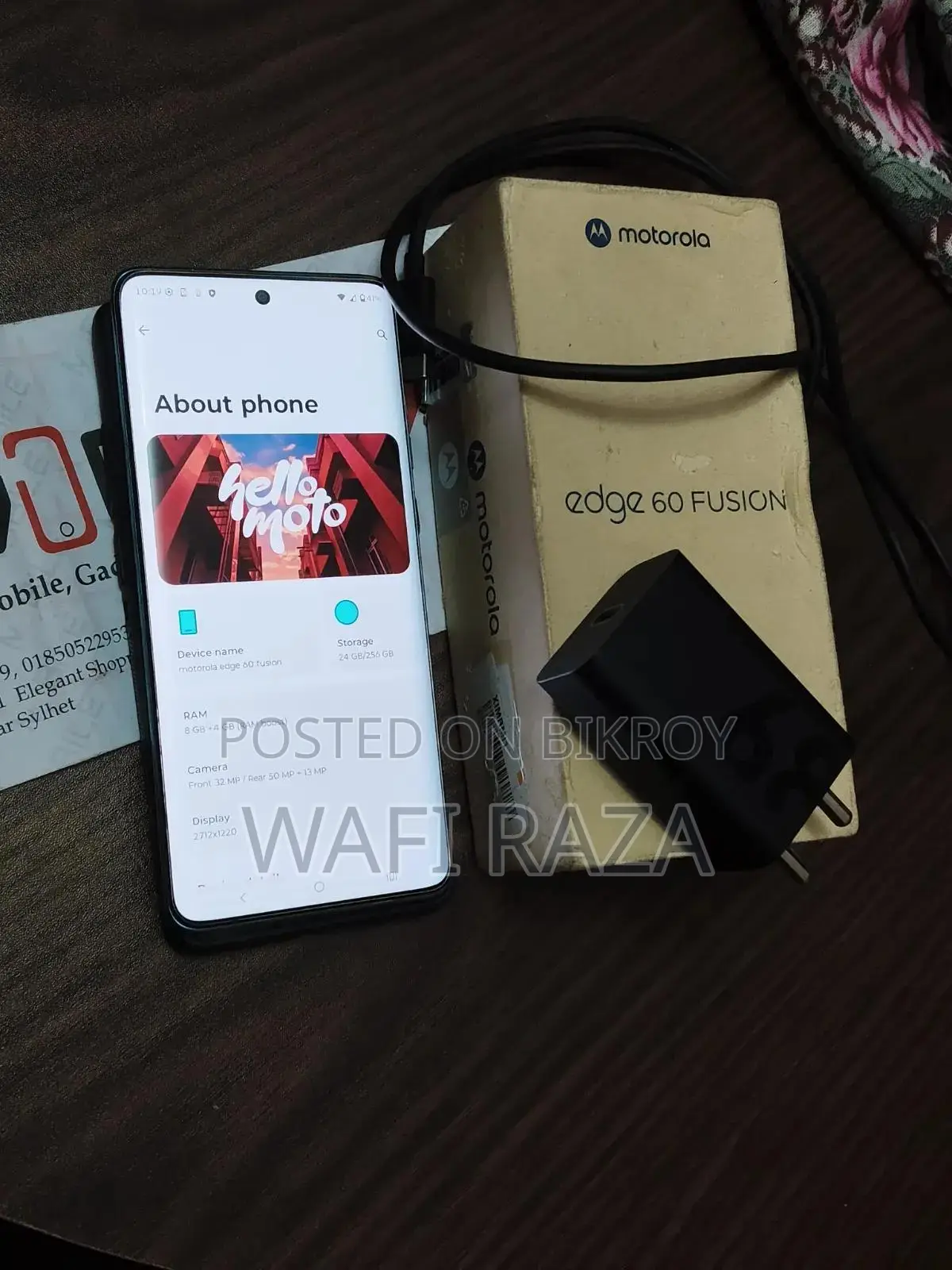 Motorola Edge 60 Fusion 256 GB Blue