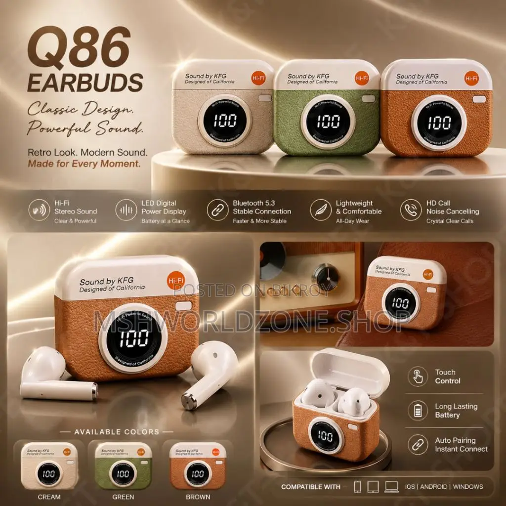 Q86 KFG True Wireless Stereo Earphones