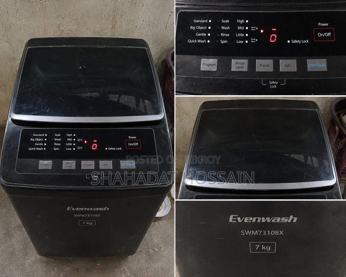 “Singer 7 KG Fully Automatic Washing Machine - Fresh Condition”
