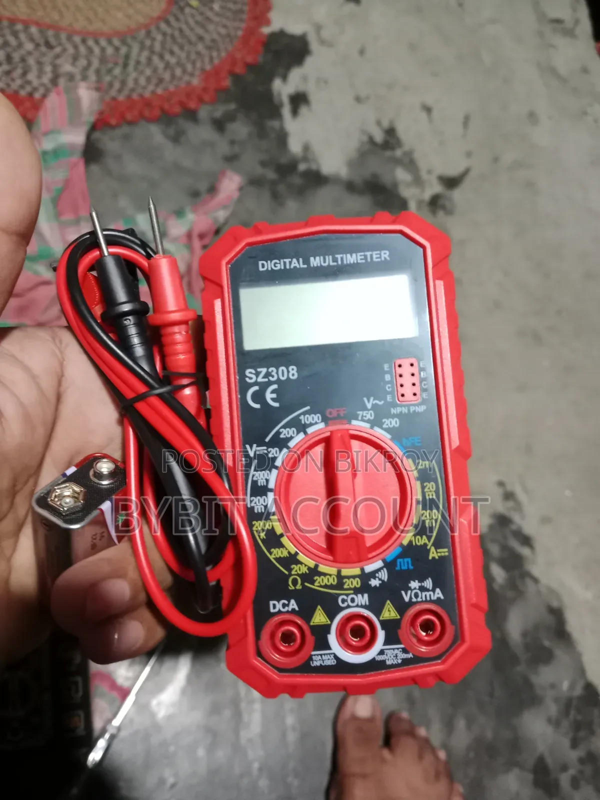 ANENG SZ308 1999 Count Digital Multimeter AC/DC High-Precision