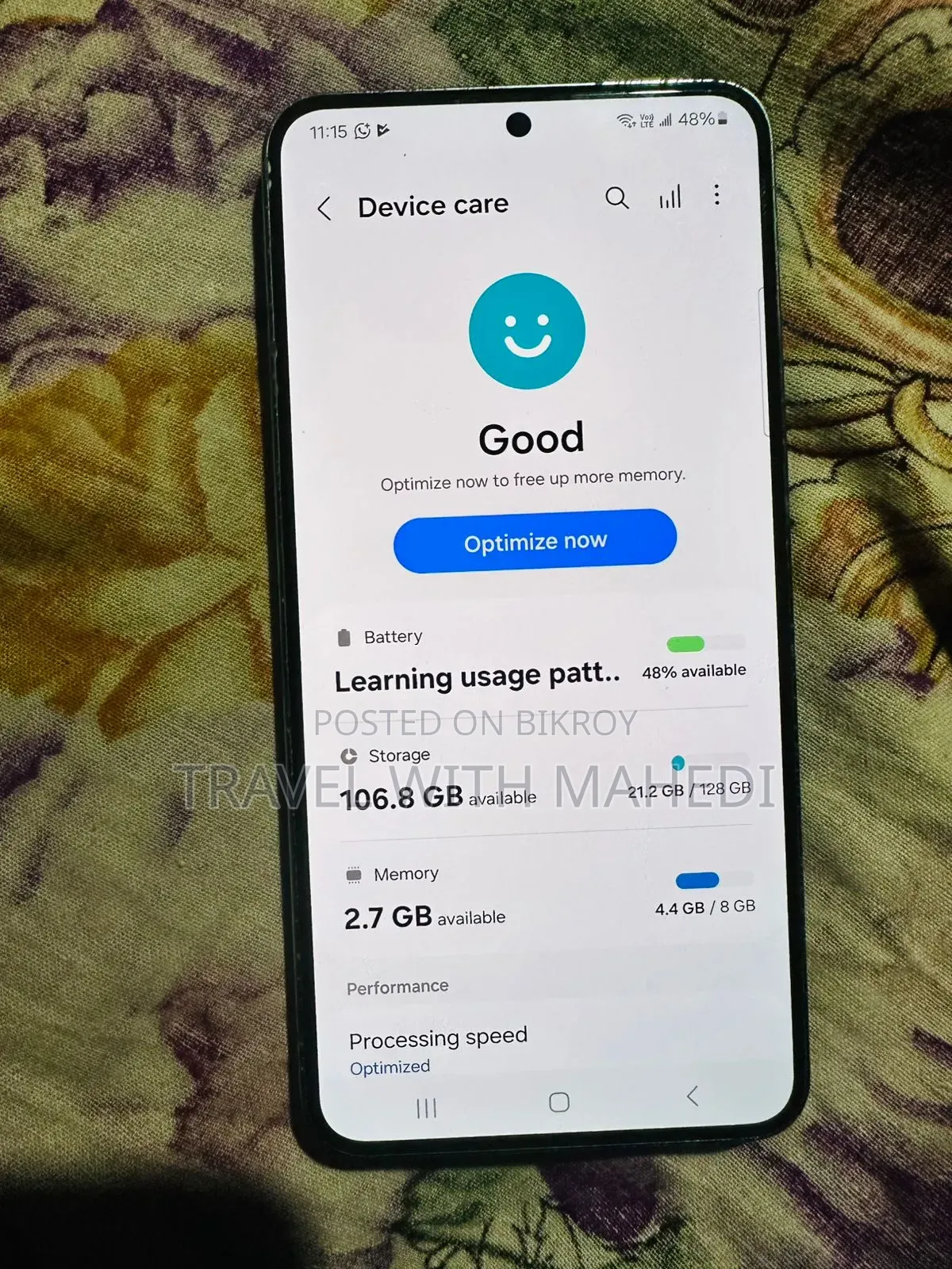 Samsung Galaxy S22 5G 128 GB Blue