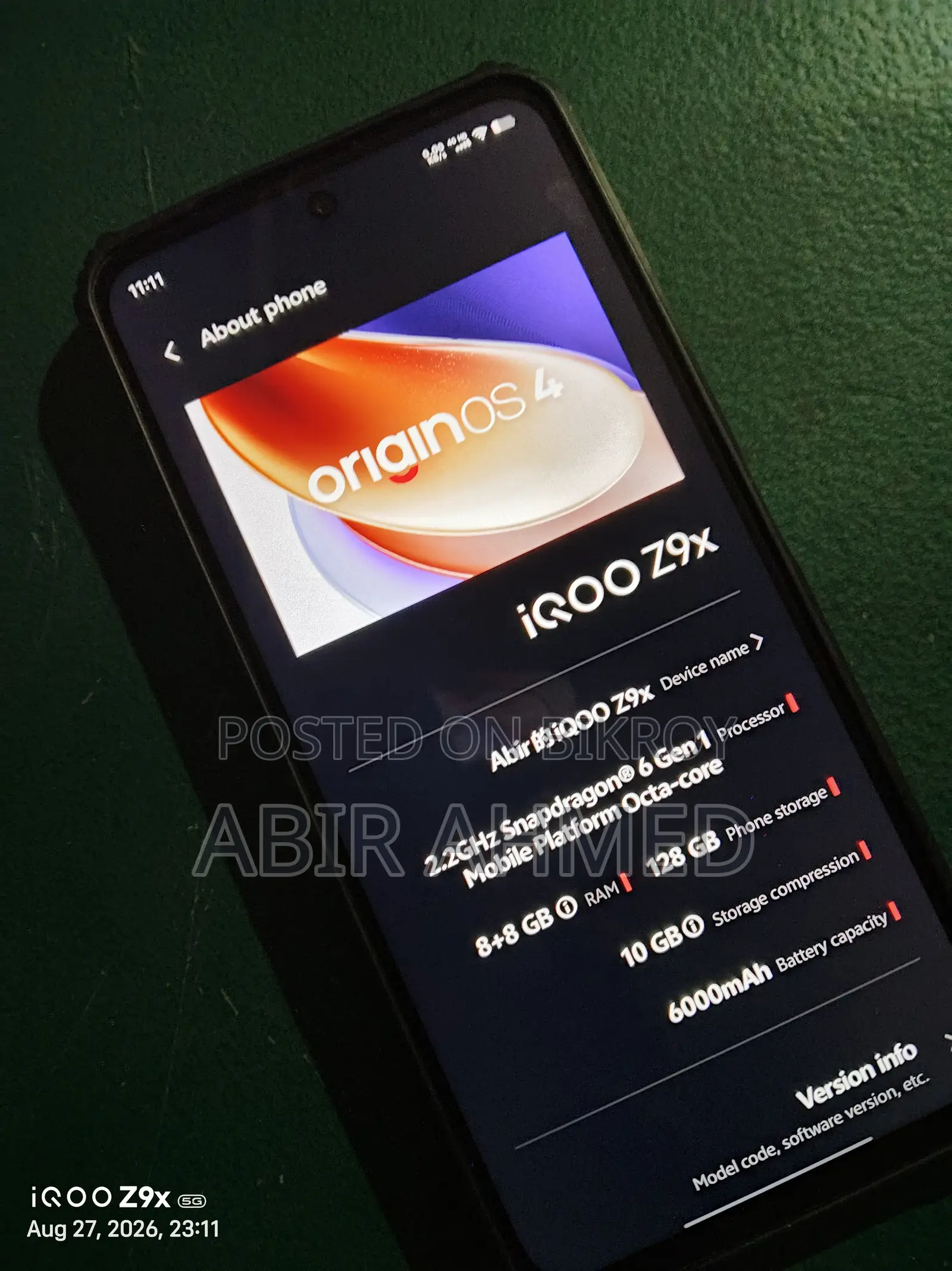 iQOO Z9x 128 GB Black
