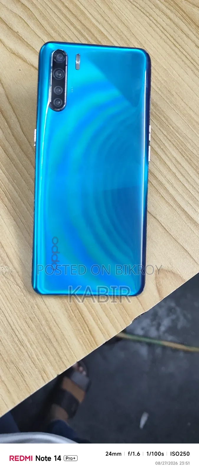 Oppo F15 256 GB Blue