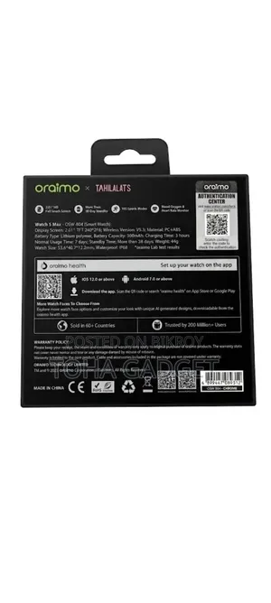 Oraimo Watch 5 Max Smartwatch
