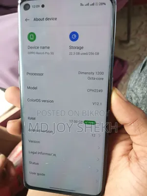 Oppo Reno6 Pro 5G 256 GB Blue