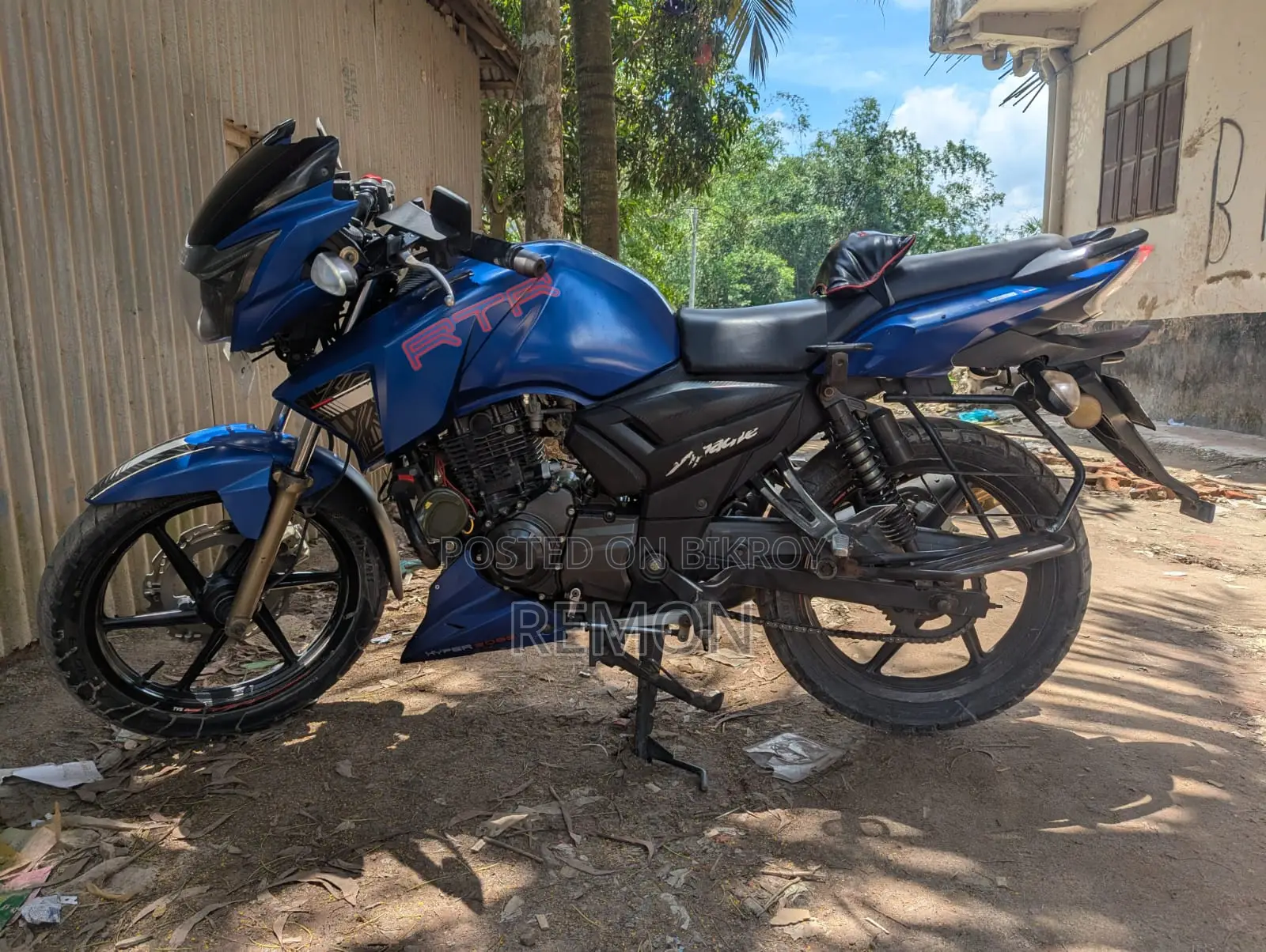 TVS Apache RTR 160 2V 2020 Blue