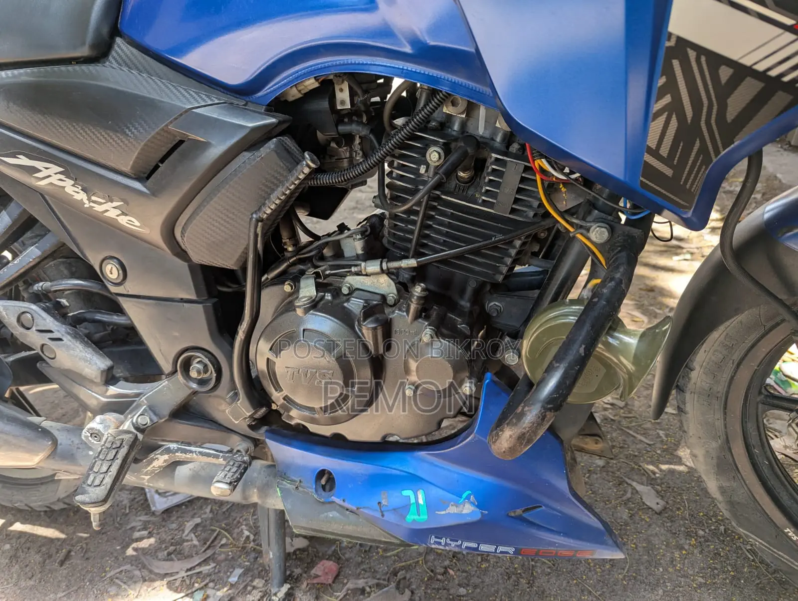 TVS Apache RTR 160 2V 2020 Blue