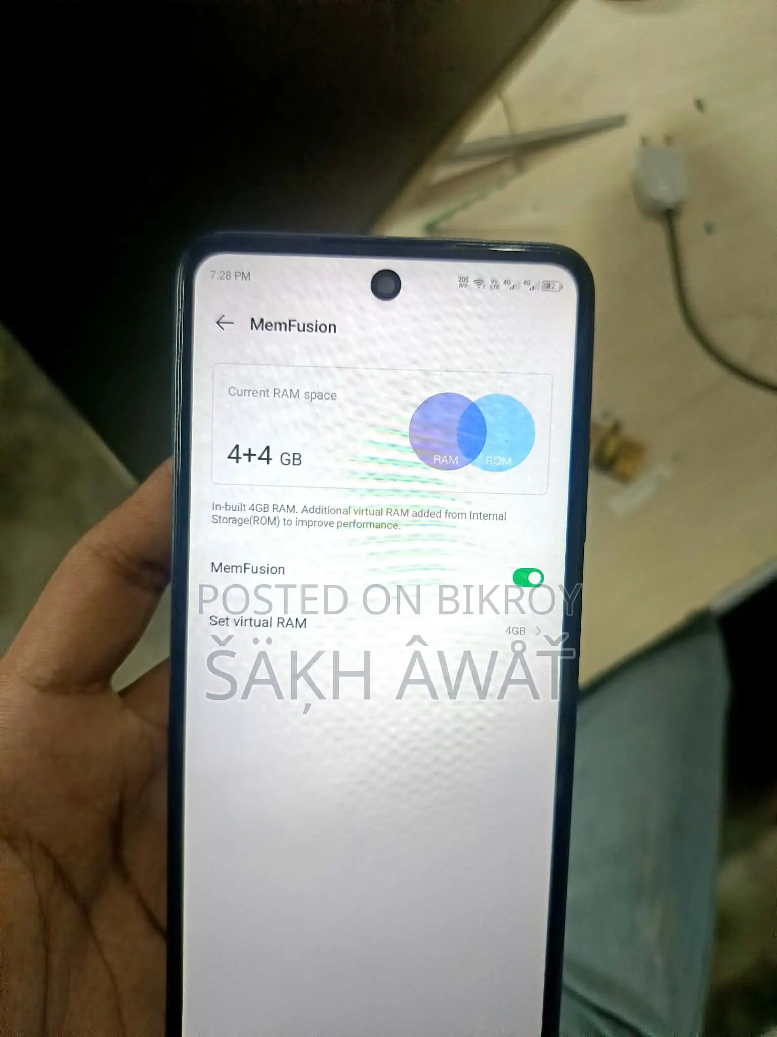Infinix Smart 8 Plus 128 GB Blue