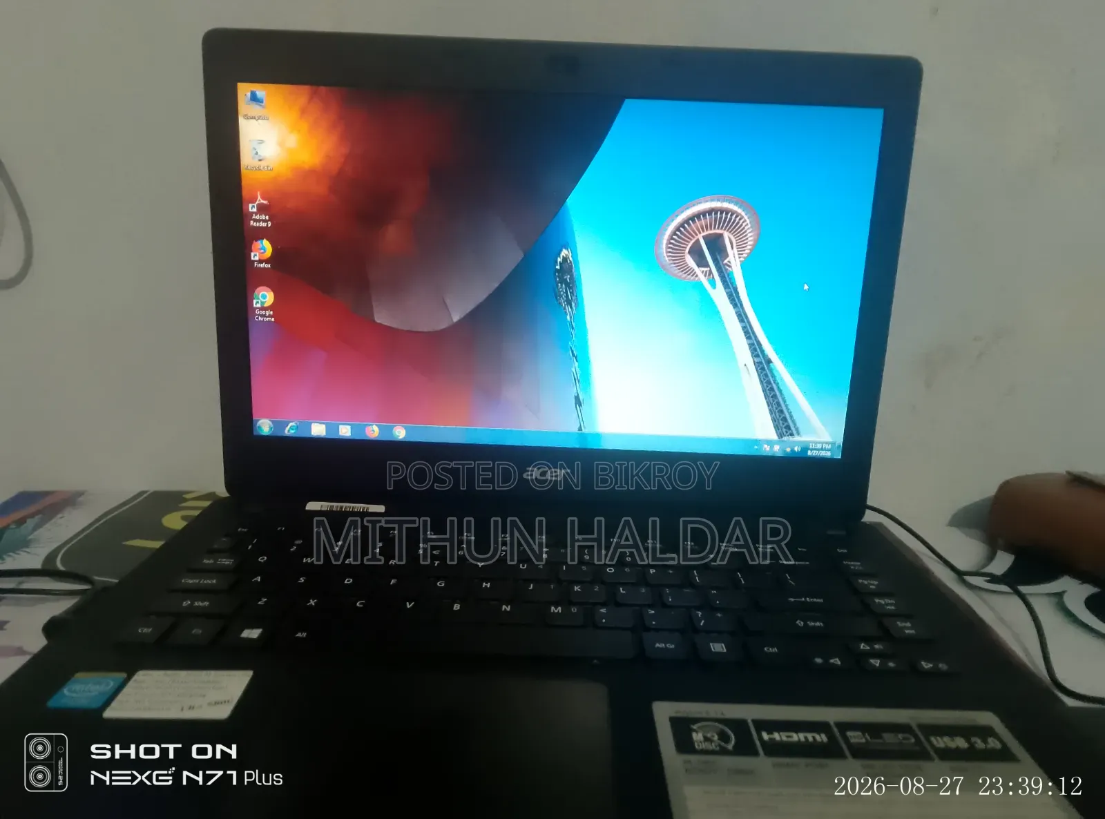 Laptop Acer AS5755 4GB Intel Core i3 HDD 512GB