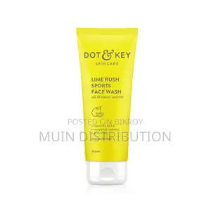 Dot & Key Lime Rush Sports Face Wash for Oil & Sweat Control – 100ml