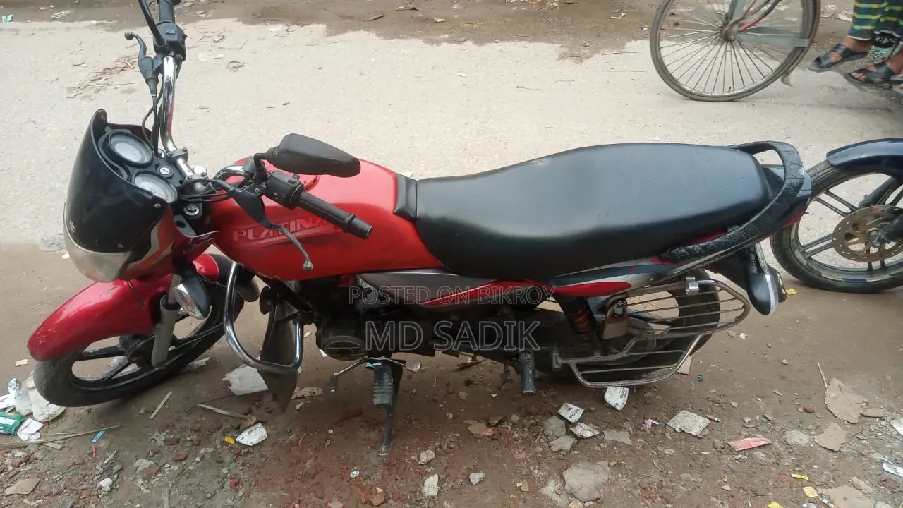 Bajaj Platina 100 2015 Red