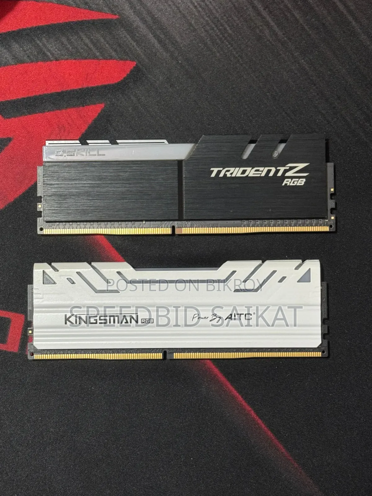 g.skill Trident Z + Aitc Kingsman RGB Ram