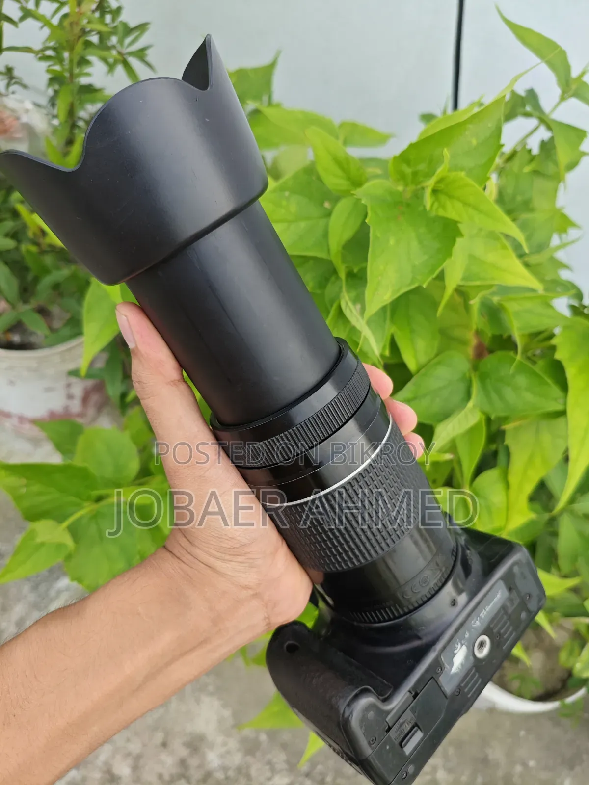 Canon 1100d + 75-300 Super Zoom Lens Setup