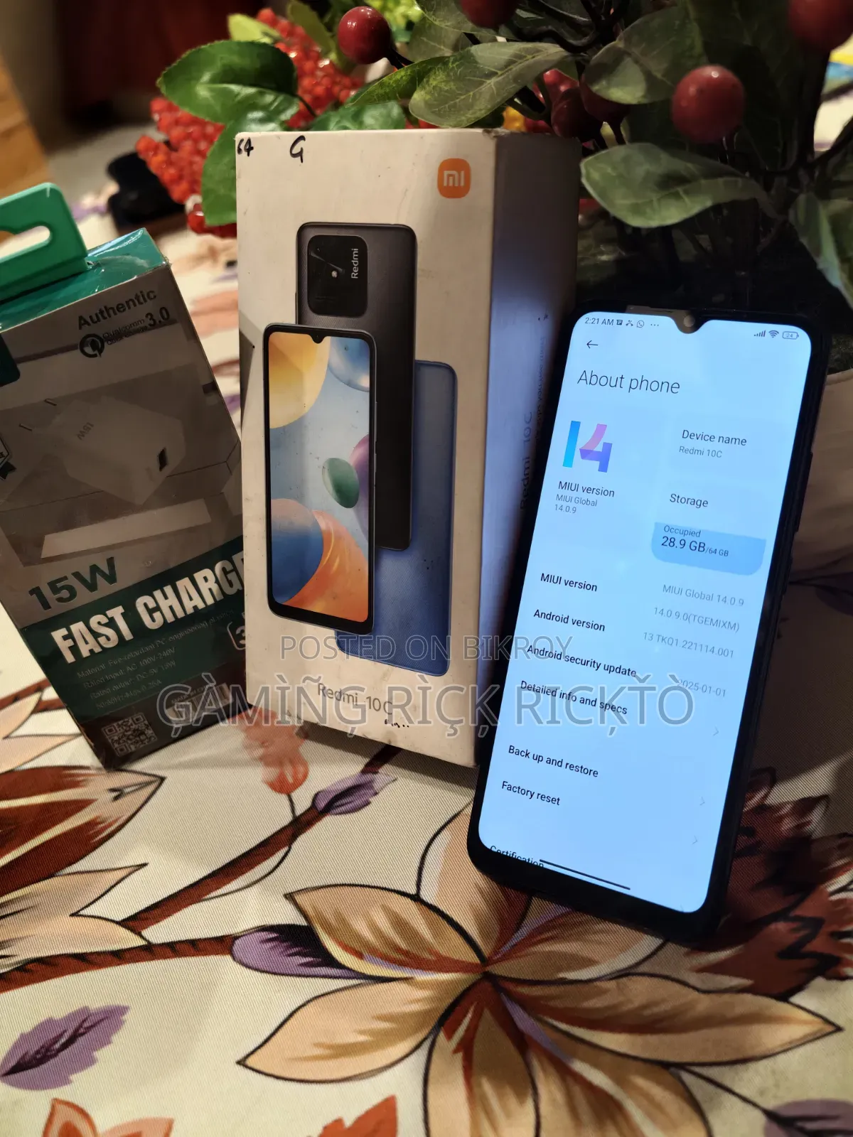Xiaomi Redmi 10C 64 GB Black
