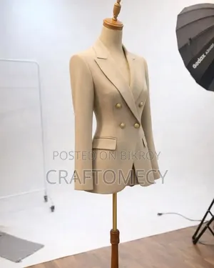 Professional Grade Half Body Mannequin With a Wooden Stand