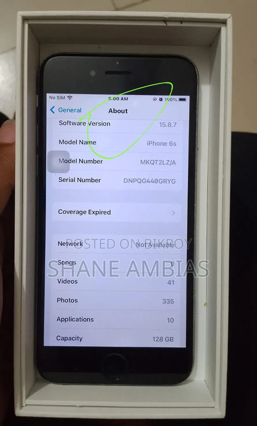 Apple iPhone 6s 128 GB Silver