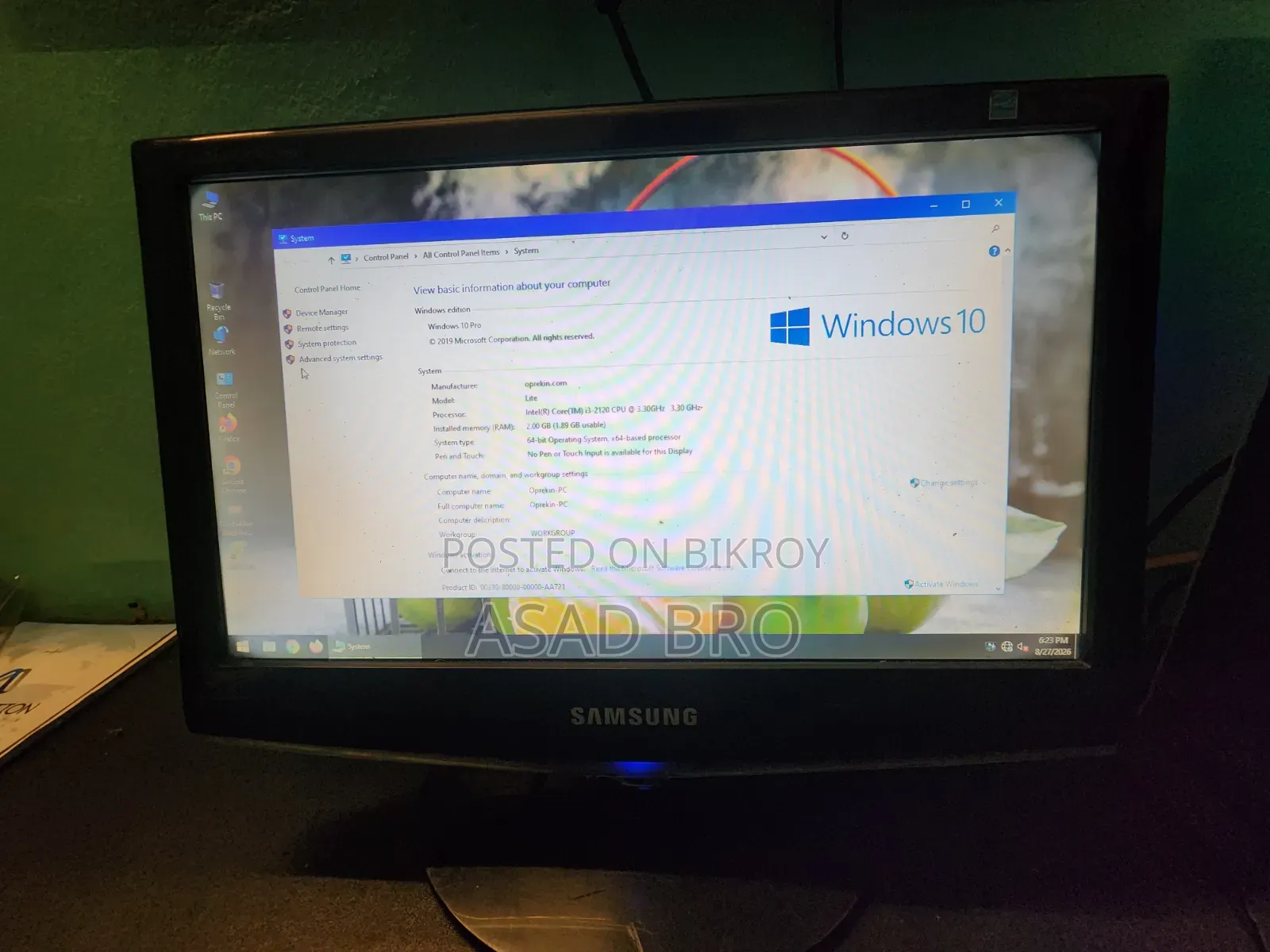 Desktop Computer Gigabyte 2GB Intel Core i3 HDD 320GB