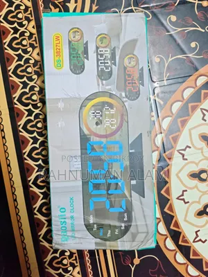 Digital Imported Alarm Clock With 7 Colour Mode